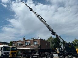 MERCEDES-BENZ 2651 SZM+HIAB 638 Kran6x6 ausziehbarer Tieflader