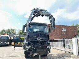 MERCEDES-BENZ 2651 SZM+HIAB 638 Kran6x6 ausziehbarer Tieflader