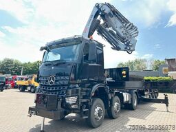 MERCEDES-BENZ 2651 SZM+HIAB 638 Kran6x6 ausziehbarer Tieflader