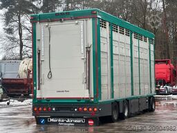MENKE-JANZEN 3.Stock Viehanhänger Aggregat/Hubdach/Liftachse