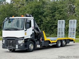 RENAULT T 380 * Abschleppwagen 7,40m* KRAN/FUNK * TOP
