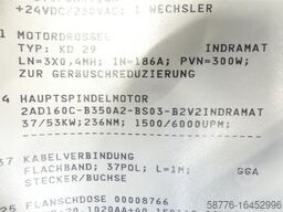 Indramat 2AD160C-B350A2-BS03-B2V2 Motor - 236 NM / 1500/6000UPM - 37 / 53KW