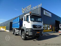 MAN TGX + 6x6 + HIAB 166 E3 HIPRO + 3SIDE TIPPER
