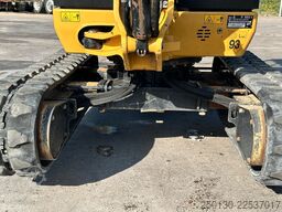 CATERPILLAR 301.7D Gummikette / 2 Löffel / Schwenkschaufel