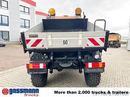 Unimog U 300 4x4, Kipper, Kommunalhydraulik, Zapfwelle