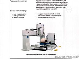 FANUM SIGMA 5-OSIOWA OBRABIARKA CNC