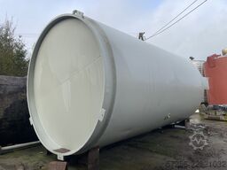 Insulated 50m3 stainless steel tank with heating jacket and agitator