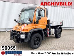 Unimog U 400 4x4, Kipper, Kommunalhydraulik, Zapfwelle
