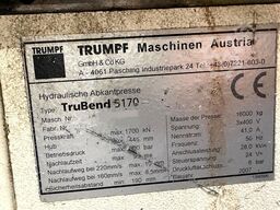 Trumpf TruBend 5170 + BendMaster