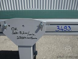 SAS Grillet Förderband Transportband 2500x415mm  (3493)