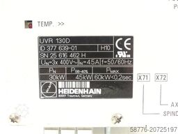 Heidenhain UVR 130D Id. 377 639-01 SN25616462H generalüberholt mit 3 Monaten Gewährleistung