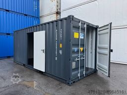 Sea container  20' DV Lagercontainer mit Personentür