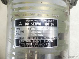 Mitsubishi HD100-11SP DC Servo Motor SN: N77806021