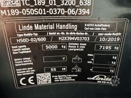 Linde H 50 D-02/600 EVO 3B Kabine STVO Klima