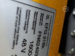 Jungheinrich 1,6t EFG216 TRIPLEX SS Batterie 92%
