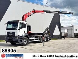 MAN TGS 35.480 8x4, Kran FASSI F275, Funk,