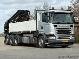 Scania G450 8x4 triple, PALFINGER PK92002 (92tm) FLYJI...