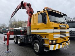 Scania R143 450 V8 6X4 Kran Palfinger 45000 / Oldtimer
