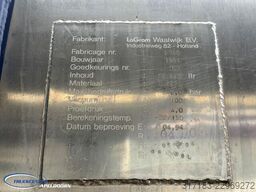 LAG O-3-39 CD2 Vacuumtank - Drogestoffen, RVS opbou...