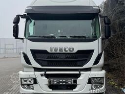 Iveco Stralis 360 4x2 box truck with full side opening.