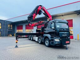 MAN TGS 35.520 8x4 Hydro, Kran Fassi F805 TECHNO