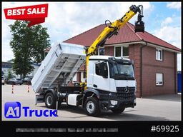 MERCEDES-BENZ Arocs 1840, Kipper + Kran,Funk Navi, KRAN faltbar