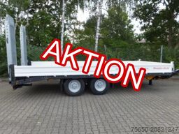 Möslein TTT 11 5,2 BR Weiß  Neuer Tandemtieflader mit Breiten Rampen