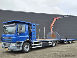 DAF CF 75.310 / TRAILER + PALFINGER CRANE/KRAN
