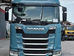 SCANIA S580 CARRIER Kühlkoffer mit LBW *verunfallt*