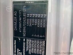 Mercedes-Benz Atego 1324 4X2 RHD + RSP ESE 13/H SAUGBAGGER/SU...