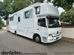 Mercedes-Benz Atego 1023 4 Pferde + Kiste Wohnung
