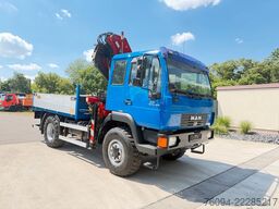 MAN TGM 10.180 4x4 KRAN 16m single bereift FUNK