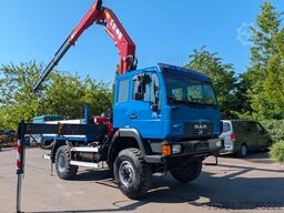MAN TGM 10.180 4x4 KRAN 16m single bereift FUNK