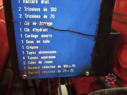 Diversen Occ aanhanger met brandweerpomp + benzine motor