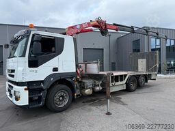 IVECO Stralis 420 6x2 Maschinetransport HMF1823 Crane