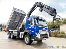 VOLVO FMX 420 6x6 Kipper KRAN 21m WINDE FUNK Bordmatik