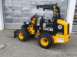 JCB 403 Klappdach / Schaufel + Gabel / nur 152h!