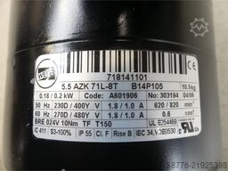 Weiss WEISS 5.5AZK 71L-4T B14P105 Motor SN: 303194 - ! -