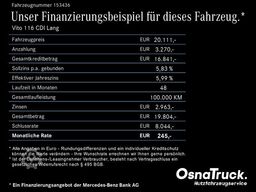 MERCEDES-BENZ Vito 116 CDI Lang Klima,AHK,Kamera,Tempomat,Navi