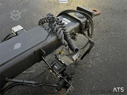 Fliegl Fahrzeugbau tps 200 2 axle flatbed trailer w/Folda