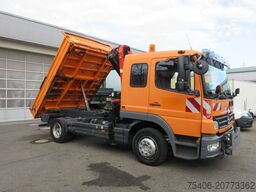 mercedes-benz 1218 Atego 3-S-Ki, Kran,Greifersteuerung,Doka