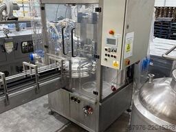 Wick und Schaefer GmbH Rotary Filler with Cap Sorter and Capper