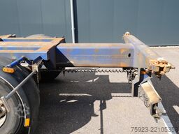 D-tec 3 axle container chassis extendable trailer