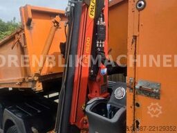 MERCEDES-BENZ Vario 814D KIPPER MIT PALFINGER KRAN