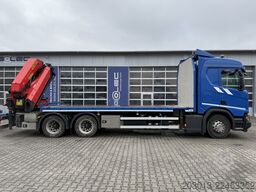 SCANIA R500 6x4 Pritsche mit Kran Palfinger PK53002 SH