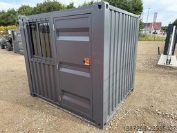  7 Fuß Container , Neuwertig, Seitentür & Fenster