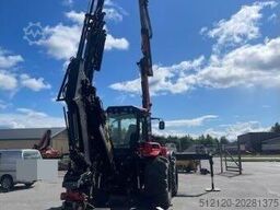 Huddig 1260C Backhoe w/ Palfinger crane, Lift, rototilt a