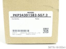Orientalmotor PKP243D15B2-SG7.2 Schrittmotor SN:RX7N144201 - ! -