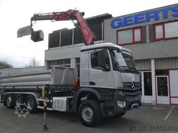 Mercedes-Benz Arocs 3643 | 8X4 Tridem | 3 Side Tipper | Fassi...