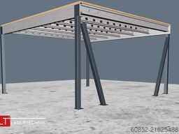 5x5m Lagerbühne , Belastung : 500kg/qm Unterkante: 2,5m , ca. 25qm Systembühne